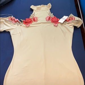 FashionNova Brush you off dress Sage, XL